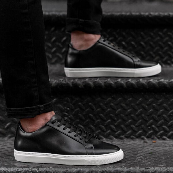 Premier Low Top | Black (Blind Eyelets) - Image 7