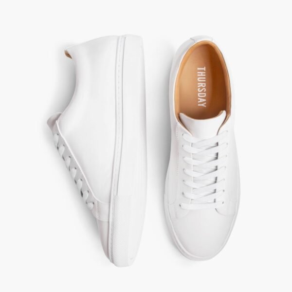 Premier Low Top | White (Blind Eyelets) - Image 3